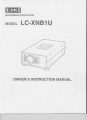 Icon of LC-XNB1U Owners Manual